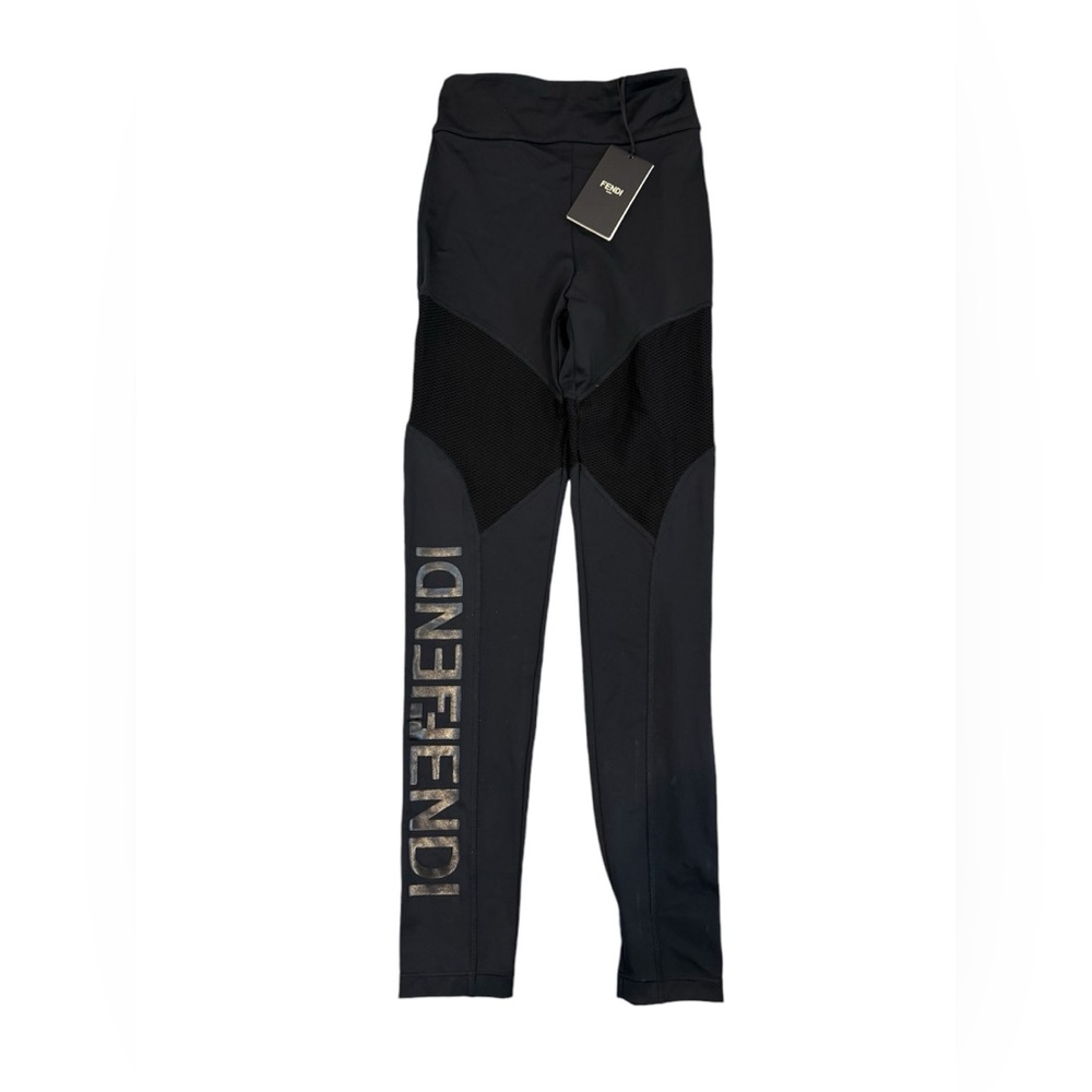 Fendi mirror black mesh legging - size small - NWT - Picture 2 of 10